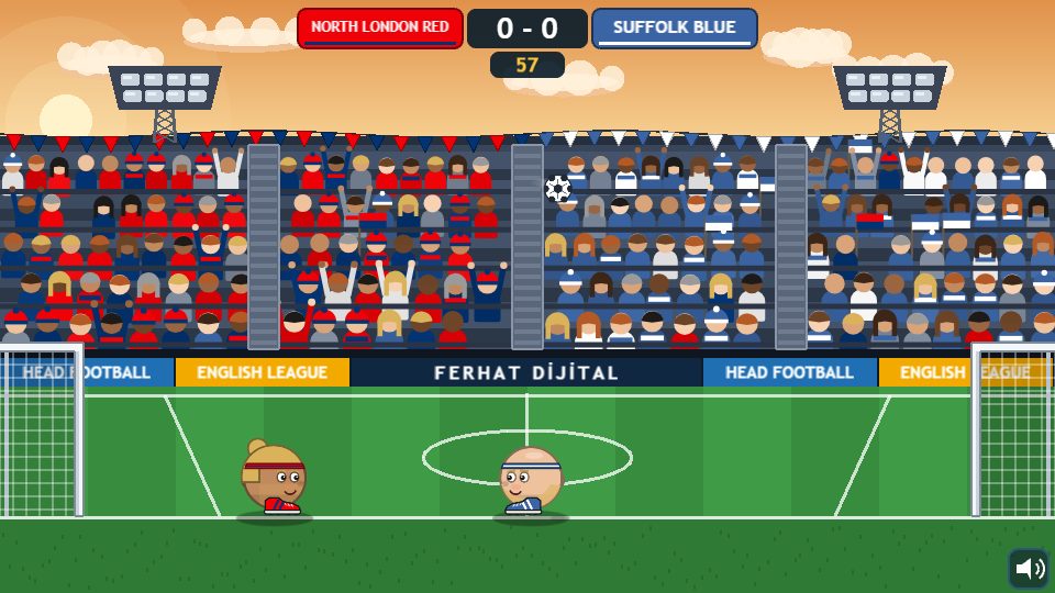 A league match in Head Football
